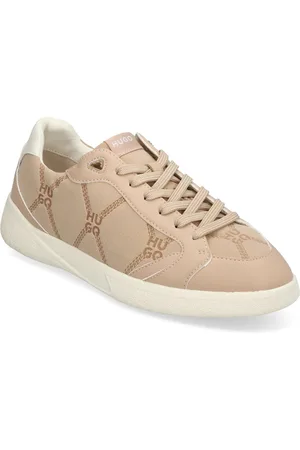 HUGO BOSS Riven_Tenn_Pupntsd Matalavartiset Sneakerit Tennarit Beige