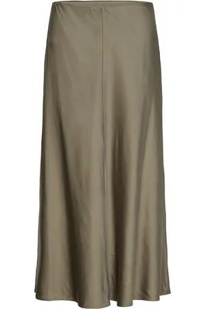 Custommade Paja Skirts Knee-length & Midi Skirts Khaki Green