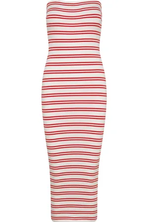 Gina Tricot Super Stretch Tube Dress Polvipituinen Mekko Red