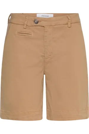 Pieszak Pd-Anika Support Long Shorts Bottoms Shorts Chino Shorts Beige