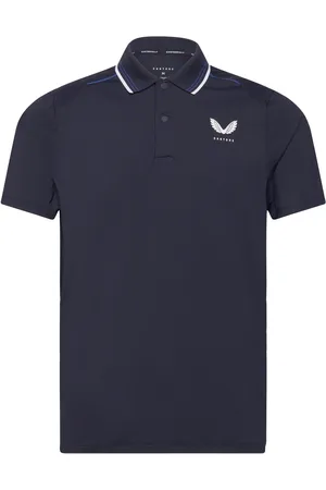 CASTORE Tech Polo Tops Polos Short-sleeved Navy