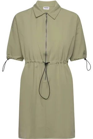 Noisy May Nmkirby 2/4 Shirtdress Wvn Noos Lyhyt Mekko Green