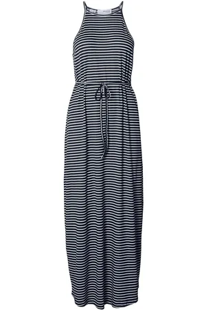 SELECTED Slfanola Sl Str Ankle Dress Maksimekko Juhlamekko Black