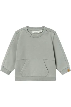 Lil Atelier Nbmnalf Folo Ls Loose Sweat Lil Tops Sweat-shirts & Hoodies Sweat-shirts Green
