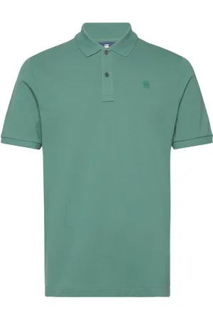 G-Star Dunda Overdyed Slim Polo S\S Tops Polos Short-sleeved Green