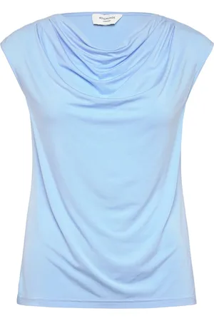 Rosemunde Rwbiarritz Ss Waterfall T-Shirt Tops T-shirts & Tops Sleeveless Blue