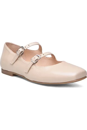 Bianco Biaemily Karré Mary Jane Nappalak Ballerinat Beige