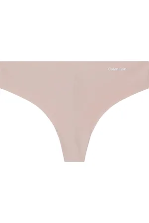 Calvin Klein Thong Stringit Alusvaatteet Beige