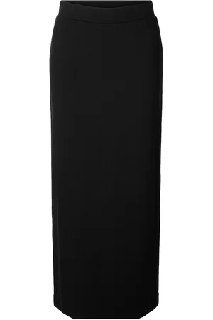 SELECTED Slfshelly Mw Ankle Skirt Noos Pitkä Hame Black