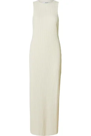 SELECTED Slftenna Silla Sl Twist Ankle Dress Maksimekko Juhlamekko White