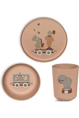 Nuuroo Milas Pla Dinner Set 3-Pack Home Meal Time Dinner Sets Pink