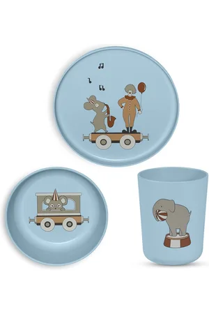 Nuuroo Milas Pla Dinner Set 3-Pack Home Meal Time Dinner Sets Blue