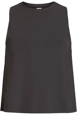 Rethinkit Almue Loose Top Sport T-shirts & Tops Sleeveless Black