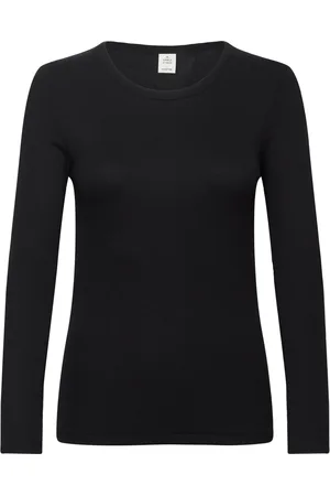 Munthe Cutest Tops T-shirts & Tops Long-sleeved Black