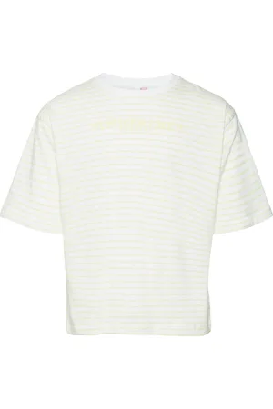 VERO MODA Vmleila Striped Ss Top Jrs Girl Tops T-shirts Short-sleeved White