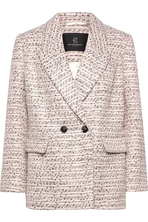 Bruuns Bazaar Stickweedbbgrande Blazer Blazers Double Breasted Blazers Pink