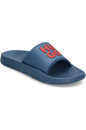 HUGO BOSS Nil_Slid_Mdtpu_N Designers Summer Shoes Sandals Pool Sliders Blue
