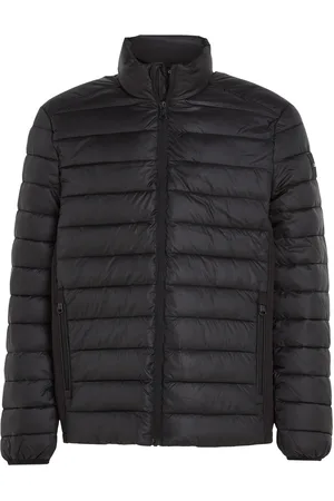 Calvin Klein Recycled Side Logo Jacket Vuorillinen Takki Topattu Takki Black
