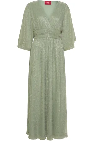 Crās Laurencras Dress Maksimekko Juhlamekko Green