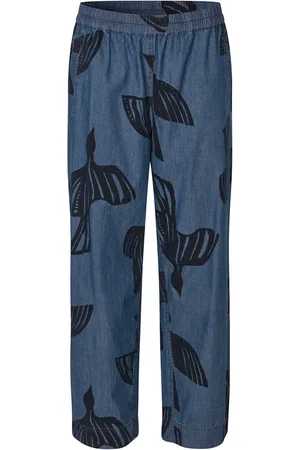 Masai Mapayton Bottoms Trousers Straight Leg Blue