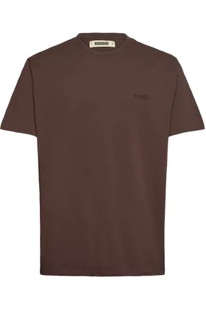 Woodbird Wbbaine Base Tee Designers T-shirts Short-sleeved Brown