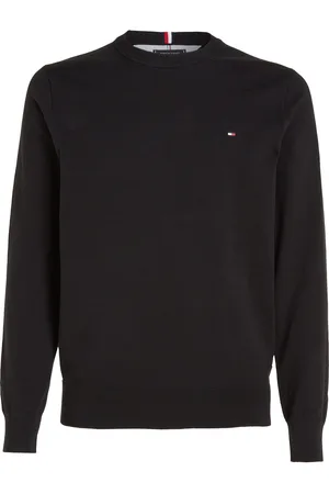 Tommy Hilfiger 1985 Crew Neck Sweater Tops Sweat-shirts & Hoodies Sweat-shirts Black