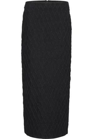 Gestuz Rozeringz Long Skirt Pitkä Hame Black