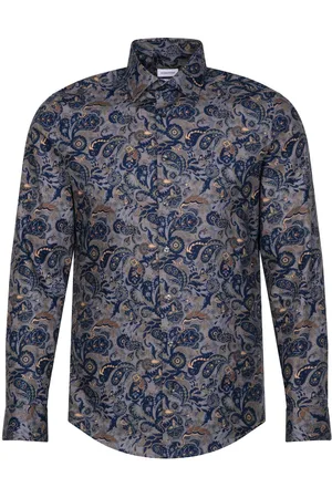 Seidensticker Business Kent Tops Shirts Business Grey