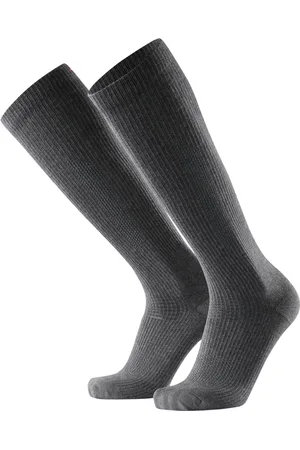 DANISH ENDURANCE Organic Compression Socks 1-Pack Sport Socks Regular Socks Grey