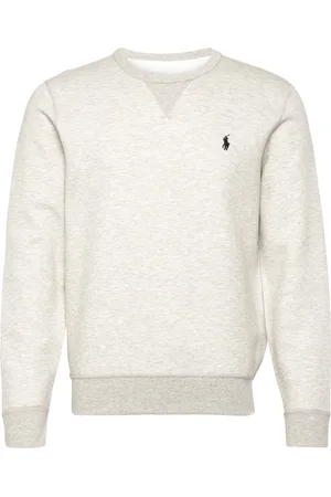 Ralph Lauren Double-Knit Sweatshirt Tops Sweat-shirts & Hoodies Sweat-shirts Grey
