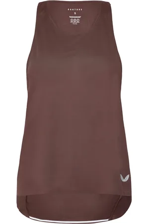 CASTORE Performance Tank Tops T-shirts & Tops Sleeveless Brown