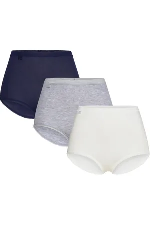 Sloggi Basic+ Maxi C3P Lingerie Panties High Waisted Panties Multi/patterned