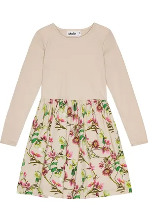 Molo Credence Dresses & Skirts Dresses Casual Dresses Long-sleeved Casual Dresses Beige