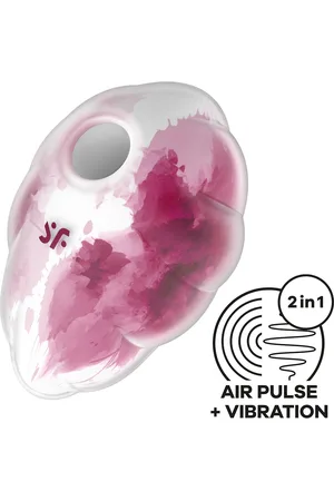 Satisfyer Cloud Dancer Red Print Beauty Women Sex And Intimacy Vibrators Pink