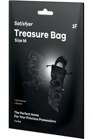 Satisfyer Treasure Bag Black M Beauty Women Sex And Intimacy Hygiene Products Black