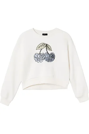 LMTD Nlfkeeze Ls Short Sweat Tops Sweat-shirts & Hoodies Sweat-shirts Cream