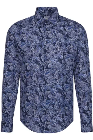 Seidensticker Business Kent Tops Shirts Business Blue