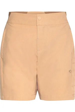 Kari Traa Sanne Trail Shorts 7In Sport Shorts Sport Shorts Beige