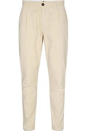 Anerkjendt Akjulius Cotton Pleat Pant Bottoms Trousers Chinos Beige