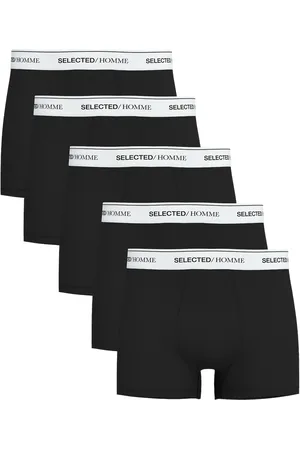 SELECTED Slhliam 5-Pack Trunk Bokserit Black