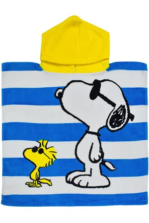 Brandmac Poncho Snoopy 50X100Cm, 100% Cotton Home Bath Time Towels & Cloths Towels Multi/patterned