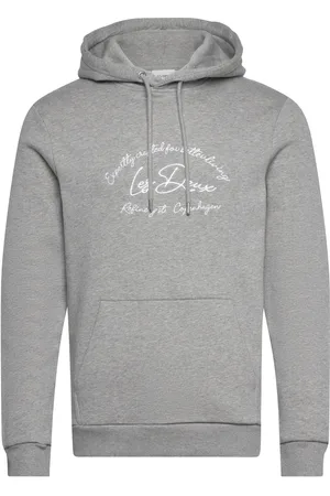 Les Deux Camden Hoodie Tops Sweat-shirts & Hoodies Hoodies Grey