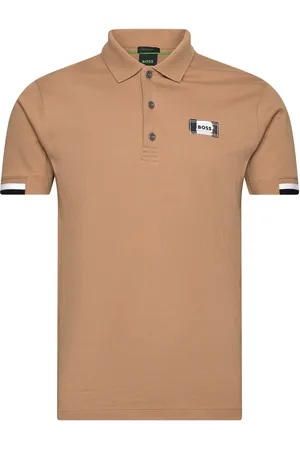 HUGO BOSS Paddy Open Sport Men Sports Clothes Sport Tops Sport Polos Beige