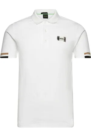 HUGO BOSS Paddy Open Sport Men Sports Clothes Sport Tops Sport Polos White