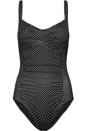 Panos Emporio Potenza Solid Swimsuit Recycled Uimapuku Uima-asut Black