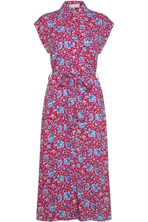MANGO Bow Shirt Dress Polvipituinen Mekko Multi/patterned