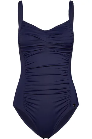 Panos Emporio Potenza Solid Swimsuit Recycled Uimapuku Uima-asut Navy