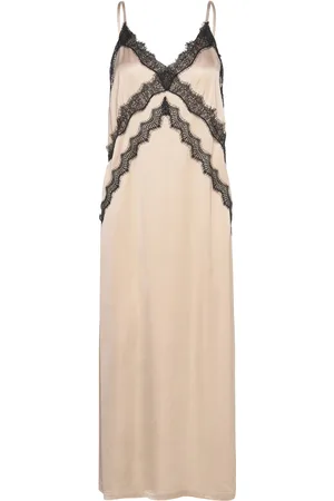 Gestuz Sachigz Slip Dress Maksimekko Juhlamekko Beige