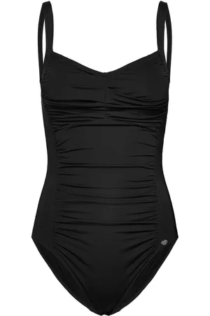 Panos Emporio Potenza Solid Swimsuit Recycled Uimapuku Uima-asut Black