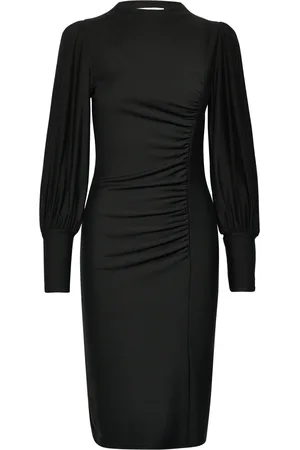 Gestuz Rifagz Puff Dress Polvipituinen Mekko Black